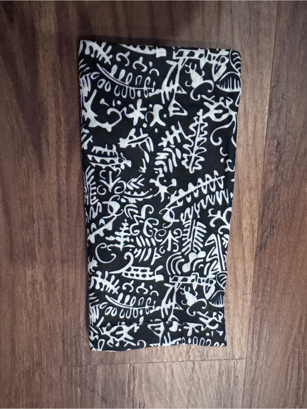 Black & White Abstract Pattern Headband